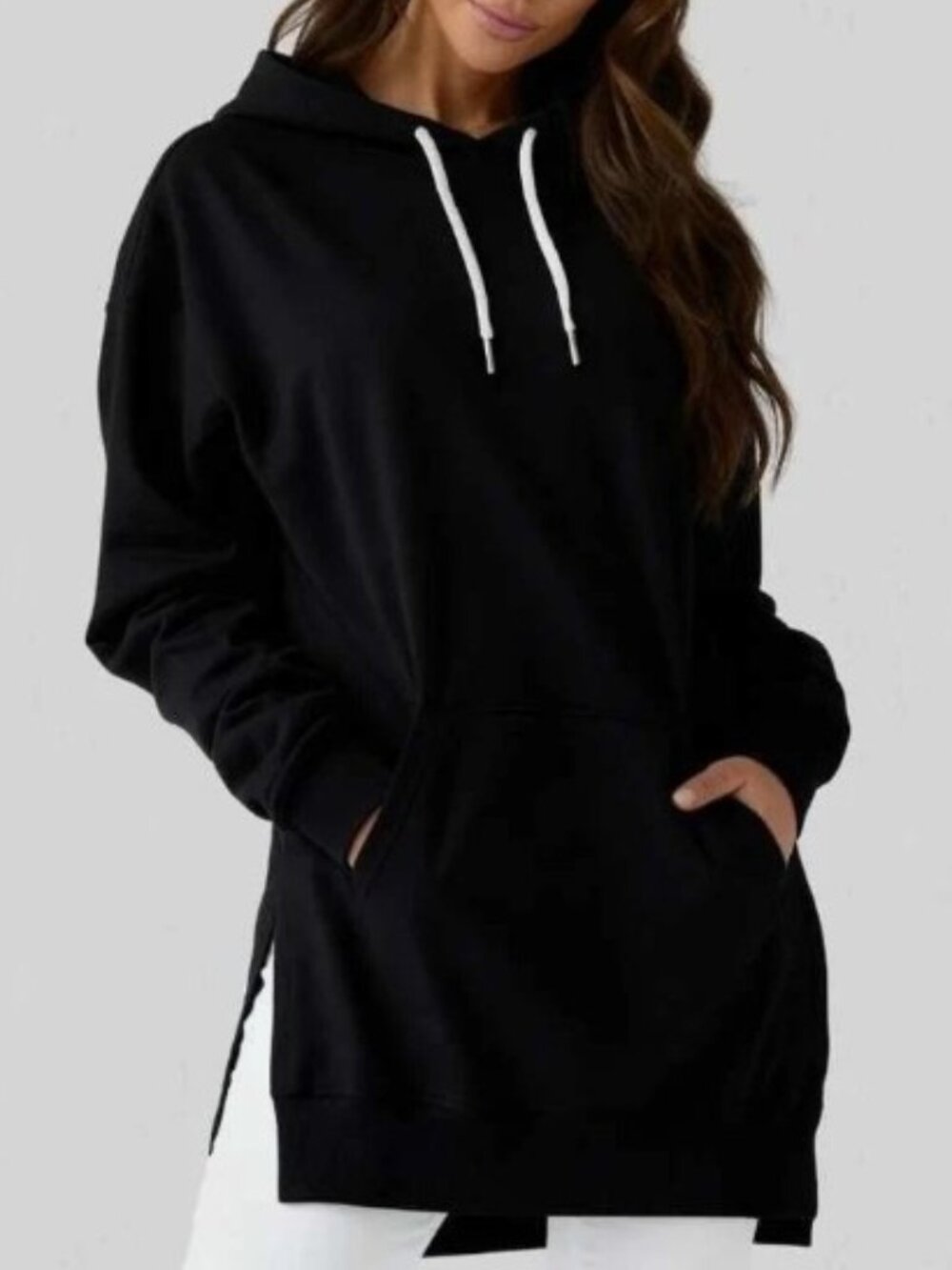The Warmy Oversized Hoodie Sweatshirt Black NIP NEW XXL